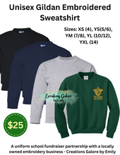 Load image into Gallery viewer, St. Jude's Embroidered Unisex Gildan Sweatshirt