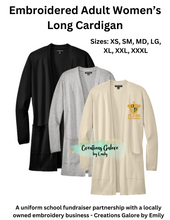 Load image into Gallery viewer, St. Jude's Embroidered Women's Long Cardigan