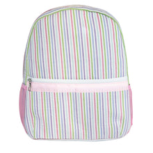 Load image into Gallery viewer, Seersucker Backpack (several colors)
