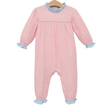 Load image into Gallery viewer, Annie Romper - Light Pink & Light Blue