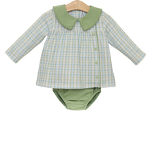 Load image into Gallery viewer, Basin Plaid Liam Diaper Set