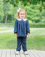 Load image into Gallery viewer, Catherine Bloomer Pant Set - Navy