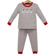 Load image into Gallery viewer, Christmas Candy Stripe Santa Set