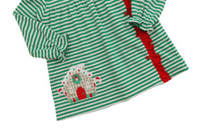 Load image into Gallery viewer, Christmas Cottage Ruffle Pants Set