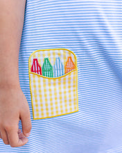 Load image into Gallery viewer, Crayon Pocket Applique Dress