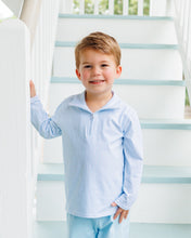 Load image into Gallery viewer, Evan Pullover - Light Blue Windowpane