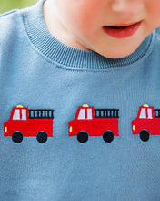 Load image into Gallery viewer, Firetruck Trio French Terry Pullover