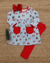 Load image into Gallery viewer, Here Comes Santa Claus Reese Pants Set