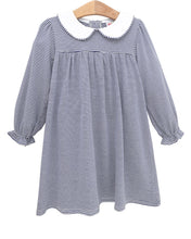 Load image into Gallery viewer, Lottie Dress - Navy Stripe