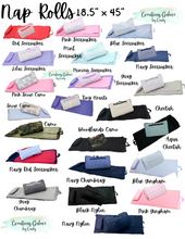Load image into Gallery viewer, Mint Brand Personalized Seersucker Nap Roll Mat