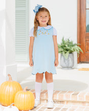 Load image into Gallery viewer, Pumpkin Bow Scallop Jumper Set