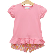 Load image into Gallery viewer, Pumpkin Petals Ruffle Short Set