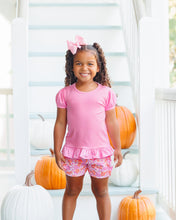Load image into Gallery viewer, Pumpkin Petals Ruffle Short Set