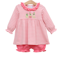 Load image into Gallery viewer, Puppy Party Ruffle Bloomer Set