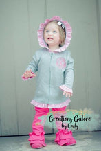 Load image into Gallery viewer, LTC Ruffle Jacket with Gingham Trim