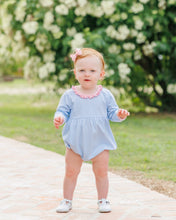 Load image into Gallery viewer, Sadie Bubble - Light Blue Stripe & Light Pink