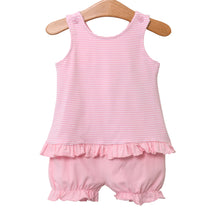 Load image into Gallery viewer, Jellybean Striped Swing Back Bloomer Set - Multiple Colors