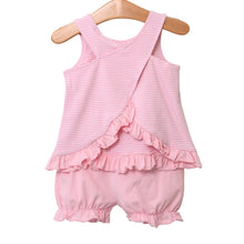 Load image into Gallery viewer, Jellybean Striped Swing Back Bloomer Set - Multiple Colors