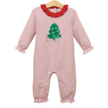 Load image into Gallery viewer, Underneath the Tree Ruffle Romper