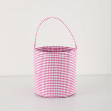 Load image into Gallery viewer, *PRE-ORDER* Embroidered Gingham/Seersucker Buckets for any holiday