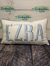Load image into Gallery viewer, Personalized 12x20 Pillow Cover (PREORDER 4-6 WEEK TAT)