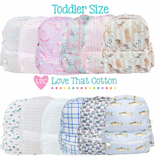 Load image into Gallery viewer, Nylon Toddler Size Backpack (several prints)