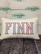 Load image into Gallery viewer, Personalized 12x20 Pillow Cover (PREORDER 4-6 WEEK TAT)