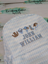 Load image into Gallery viewer, Nylon Full Size Backpack (several prints)