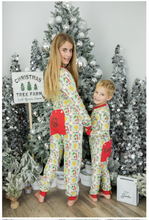 Load image into Gallery viewer, LTC Kids 1 piece Pajama Faux Bumflap Bodysuit *Prints*