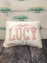Load image into Gallery viewer, Personalized 12x16 Pillow Cover (PREORDER 4-6 WEEK TAT)