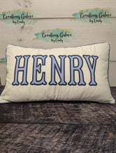 Load image into Gallery viewer, Personalized 12x20 Pillow Cover (PREORDER 4-6 WEEK TAT)