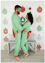 Load image into Gallery viewer, LTC Adult 1 piece Pajama Faux Bumflap Bodysuit *Multiple Colors*