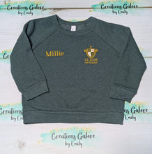 Load image into Gallery viewer, St. Jude's Embroidered Unisex Bella Sponge Fleece Sweatshirt