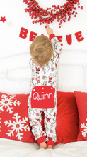 Load image into Gallery viewer, LTC Kids 1 piece Pajama Faux Bumflap Bodysuit *Prints*