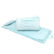 Load image into Gallery viewer, Mint Brand Personalized Seersucker Nap Roll Mat