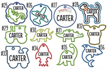 Load image into Gallery viewer, Custom Embroidered Bag Tag