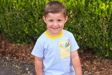 Load image into Gallery viewer, Crayon Pocket Applique Shorts Set