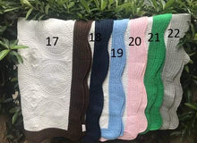Load image into Gallery viewer, Embroidered Crib-Sized Heirloom Quilt - IN STOCK