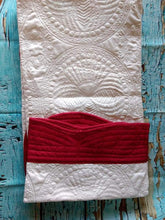 Load image into Gallery viewer, Embroidered Crib-Sized Heirloom Quilt - IN STOCK