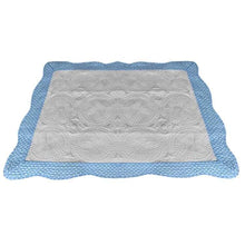 Load image into Gallery viewer, Embroidered Crib-Sized Heirloom Quilt - IN STOCK