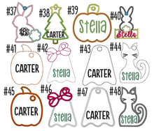 Load image into Gallery viewer, Custom Embroidered Bag Tag