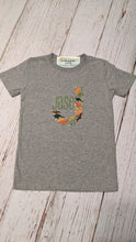 Load image into Gallery viewer, Dinosaur Initial Embroidered Shirt