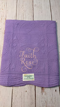 Load image into Gallery viewer, Embroidered Crib-Sized Heirloom Quilt - IN STOCK