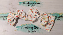 Load image into Gallery viewer, Primary Rainbows Print Headwraps & Bows