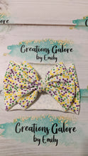 Load image into Gallery viewer, Mardi Gras Dots Beads Print Headwraps & Bows