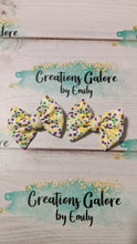 Load image into Gallery viewer, Mardi Gras Dots Beads Print Headwraps & Bows