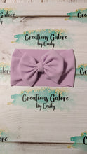 Load image into Gallery viewer, Lavender Solid Bullet Headwraps & Bows