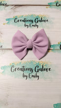 Load image into Gallery viewer, Lavender Solid Bullet Headwraps & Bows