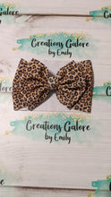 Load image into Gallery viewer, Tan Leopard Cheetah Print Headwraps & Bows