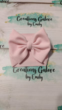 Load image into Gallery viewer, Light Pink Solid Bullet Headwraps & Bows